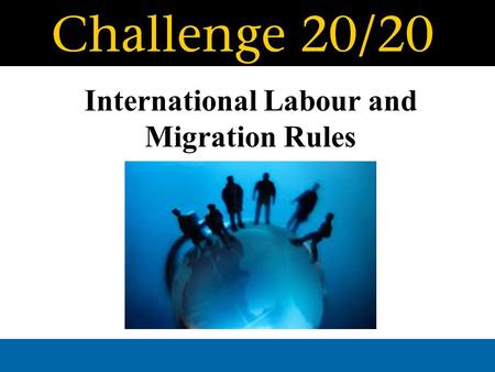 International Labour and Migration Rules. SCHOOL PARTNERS: [Colégio Novo da Maia], [Maia], [Porto], [Portugal] [St. Andrew´s- Sewanee School], [Tennessee],