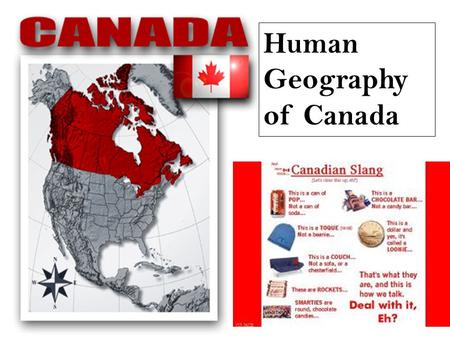 Human Geography of Canada