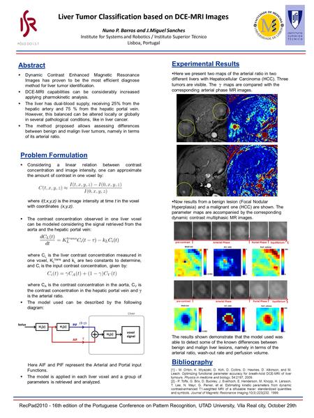 Abstract  Dynamic Contrast Enhanced Magnetic Resonance Images has proven to be the most efficient diagnose method for liver tumor identification.  DCE-MRI.