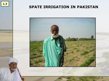 SPATE IRRIGATION IN PAKISTAN