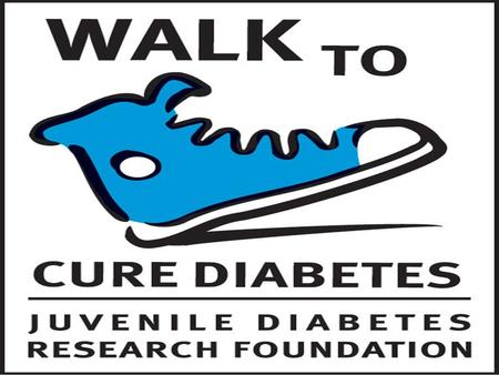 Need To support the Purpose To educate the student body about diabetes. Content A walk to raise money for JDRF Guest speakers: Barbara Avner Scott Klear.