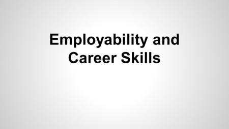 Employability and Career Skills. What types of careers are available in the landscape industry? Landscape architect Landscape designer Landscape contractor.