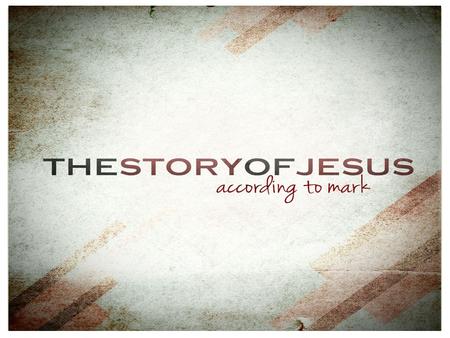 Mark 8:27-33 THE MOST IMPORTANT QUESTION  Story of Jesus  Jesus gives proof He is who He says He is  Travels Galilee region training disciples  Confrontations.