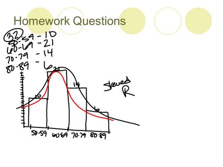 Homework Questions. Measures of Center and Spread Unit 5, Statistics.