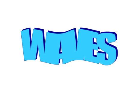 NATURE OF WAVES Waves (Def.) – A wave is a disturbance that transfers energy. Medium – Substance or region through which a wave is transmitted. Speed.