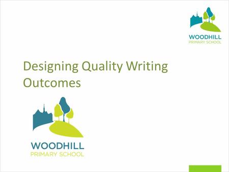 Designing Quality Writing Outcomes. The Talent Code “Experiences, when you are forced to slow down, make errors and correct them – as you would if you.