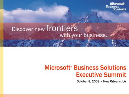 Microsoft Great Plains Family Offerings Great Plains Professional –Broad-based integrated ERP Financials, HR/P, Manufacturing, Distribution, Project Accounting.