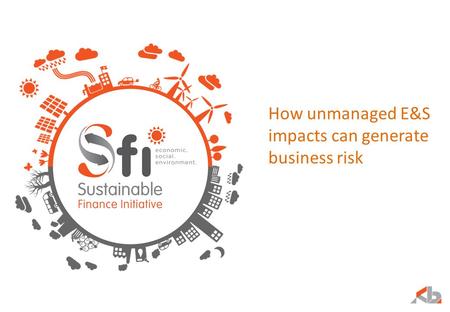 How unmanaged E&S impacts can generate business risk