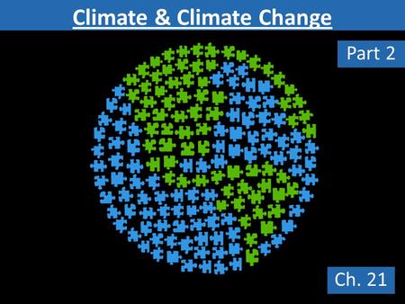 Climate & Climate Change Ch. 21 Part 2. Here’s what you researched & presented as a evidence to support the statement that climate is changing… 1.snow.