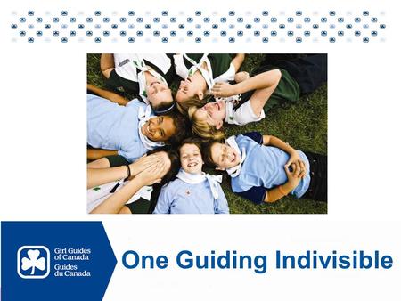 One Guiding Indivisible. Vision for 2010 and beyond Create “One Guiding Indivisible Structurally Operationally Culturally.