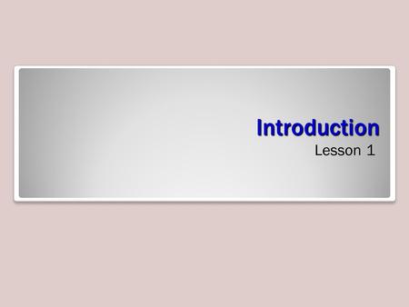 Introduction Lesson 1. Skills Matrix Relational Database Management System (RDBMS) Installing and configuring SQL Server. Implementing high availability.