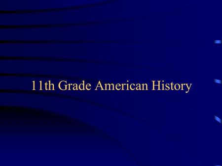 11th Grade American History Mr. Dalton’s Class Subject: Chapter 16 The New Deal 1933 - 1941.