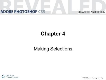 © 2011 Delmar, Cengage Learning Chapter 4 Making Selections.