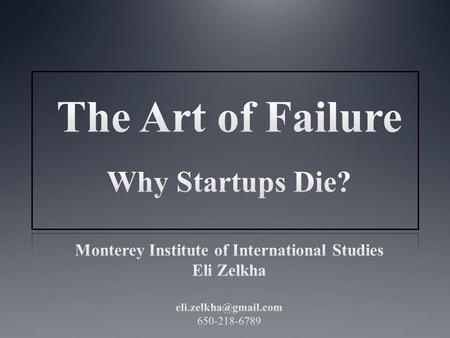 Why Startups Die? Source: “18 Mistakes That Kill Startups” by Paul Graham.