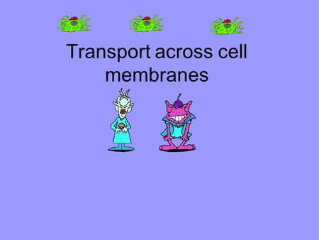 Transport across cell membranes. Reminder Cell walls are non living, slightly elastic and permeable. Cell membrane (plasma) is semi- permeable. It is.