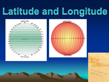 Latitude lines run east/west but they measure north or south of the equator (0°) splitting the earth into the Northern Hemisphere and Southern Hemisphere.