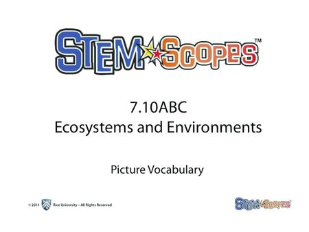 Ecological succession is a gradual and natural change in an ecosystem over hundreds or thousands of years Ecological Succession.