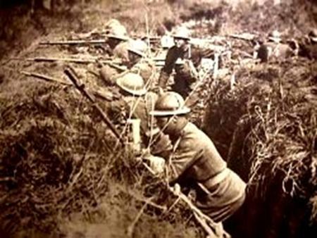 War in the Trenches. German Trench Trench Periscope.