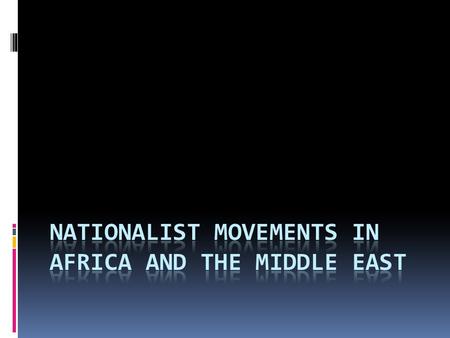 Resistance and Protest  Squatters—Native africans settling illegally on European owned land  Labor Unions formed  Protests  Against identification.