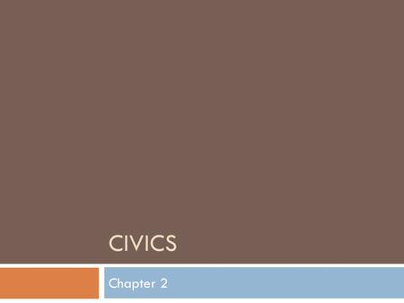 CIVICS Chapter 2. Date: Tuesday March 4 TSWBAT create a collage describing Democracy; review and analyze chapter 1. Warm up: time to complete the Collage.