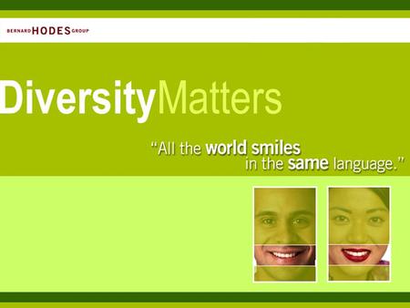 How does your organization define diversity? Personality and work style Race, ethnicity, age and gender Religion, socio-economics and education Work diversities.