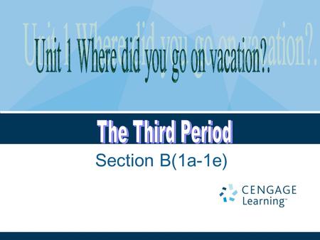 Section B(1a-1e). Aims and language points: Teaching aims （教学目标） 1 ．学会用适当的形容词评价不同的事物。 2 ． 听懂他人的描述并作出反馈。 Language points （语言点） 1. 要求掌握以下句式： What did she.