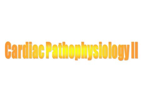 1. Cardiac failure – a survey 2. Pathological overload of the heart 2.1 Volume overload 2.2 Pressure overload 3. Systolic and diastolic dysfunction 3.1.