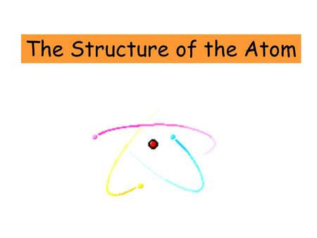 The Structure of the Atom