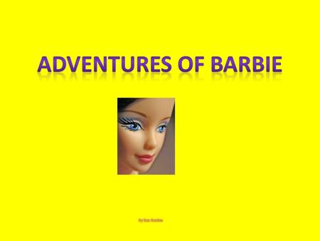 One Morning Barbie was getting ready for school, but soon she realised that she was going to be late so she started to walk down the street and headed.