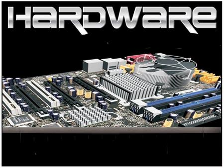 WHAT IS HARDWARE? Hardware refers to the set of components that make up the internal part of a computer. In case of the personal computers, it doesn’t.