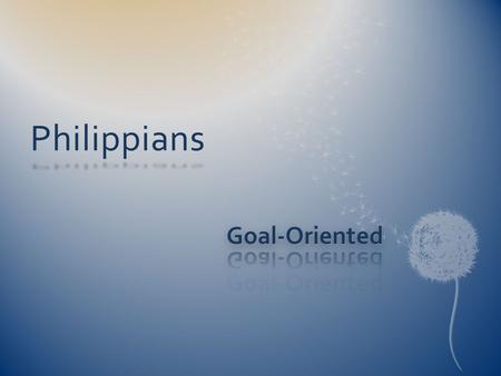 Philippians.  Religion confuses sanctification with justification  Judaizers are “dogs”  Works-righteousness is “dung”