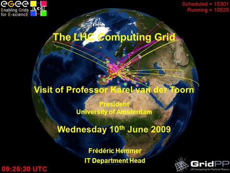 CERN IT Department CH-1211 Genève 23 Switzerland www.cern.ch/it Visit of Professor Karel van der Toorn President University of Amsterdam Wednesday 10 th.