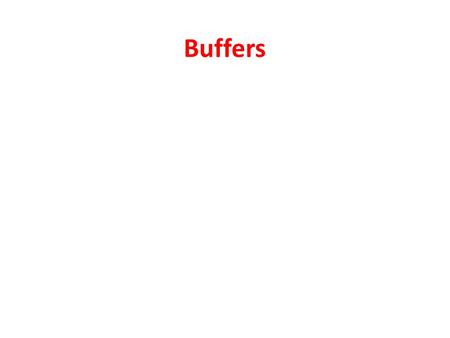 Buffers. CH 3 COOH(aq) CH 3 COO¯(aq) + H + (aq) NH 3 (aq) + H 2 O(l) OH¯(aq) + NH 4 + (aq)