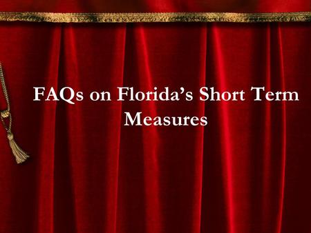 FAQs on Florida’s Short Term Measures. Will UC claimants that “bleed” into OSMIS via FLUIDNOW, be participants or will they just be registered and will.