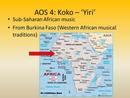 AOS 4: Koko – ‘Yiri’ Sub-Saharan African music