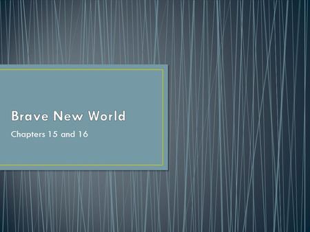 Chapters 15 and 16. Let’s share our passages from Chapters 15 and 16 using the “Save the Last Word for Me” strategy. But first, let’s make some real world.