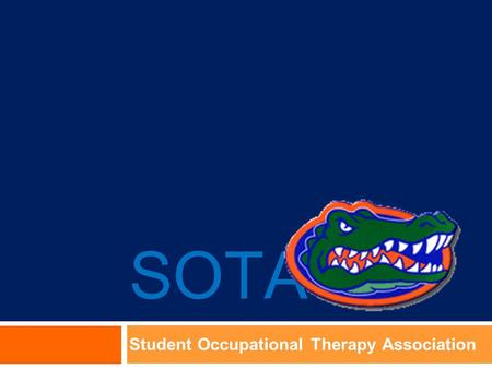 SOTA Student Occupational Therapy Association. AOTA inspirational Video:     Look at AOTA website!