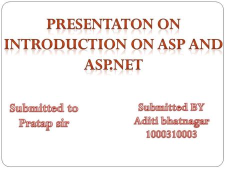 Active Server Pages (ASP), also known as Classic ASP or ASP Classic, was Microsoft's first server-side script engine for dynamically generated web pages.