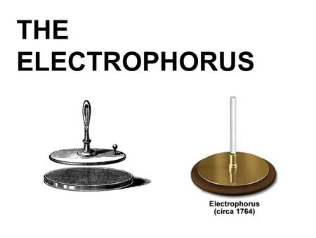 THE ELECTROPHORUS.