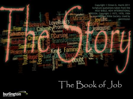 The Book of Job Copyright © Simon G. Harris 2011