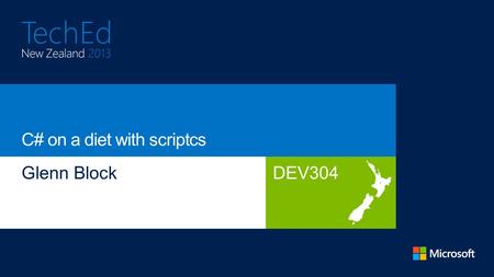 DEV304. What scriptcs is and why it exists How to get it Basics of how to use it Putting the pedal to the metal.