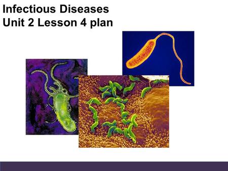 Infectious Diseases Unit 2 Lesson 4 plan. Do Now What is the difference between correlation and causation? How could you prove causation?