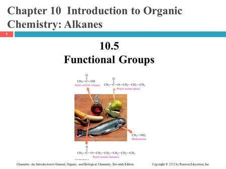 Chemistry: An Introduction to General, Organic, and Biological Chemistry, Eleventh Edition Copyright © 2012 by Pearson Education, Inc. Chapter 10 Introduction.