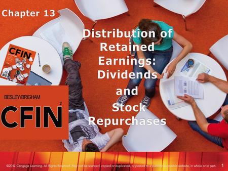 Distribution of Retained Earnings: Dividends