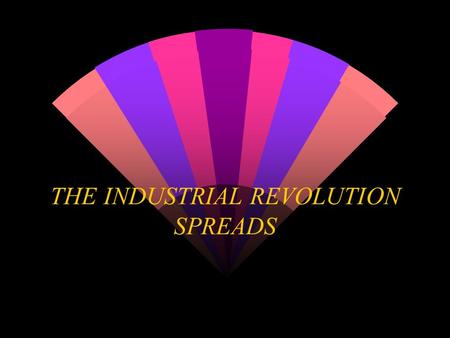 THE INDUSTRIAL REVOLUTION SPREADS. Migration – people move from one to another country…because of Push & Pull Factors… Push: a feature or event that pushes.