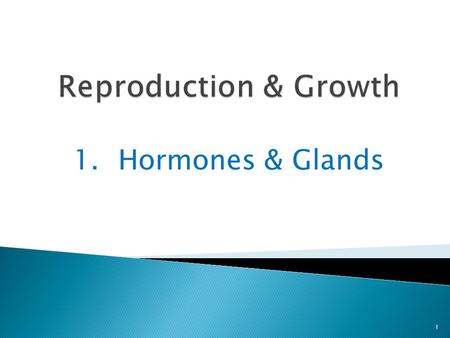 1.Hormones & Glands 1. How tall are you going to get? How does your body stay warm? 2 Why does a boy’s voice change when he is 12 or 13?