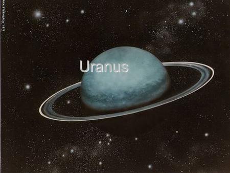 Uranus. Uranus Uranus is the seventh planet from the Sun and the third-largest and fourth most massive planet in the Solar System. It is named after the.