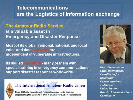 Most of its global, regional, national, and local voice and data networks are independent of vulnerable infrastructures. Its skilled operators - many of.