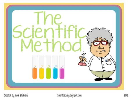 The Scientific Method El metodo cientifico