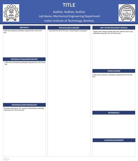 RESEARCH POSTER PRESENTATION DESIGN © 2011 www.PosterPres entations.com QUICK DESIGN GUIDE (--THIS SECTION DOES NOT PRINT--) This PowerPoint 2007 template.